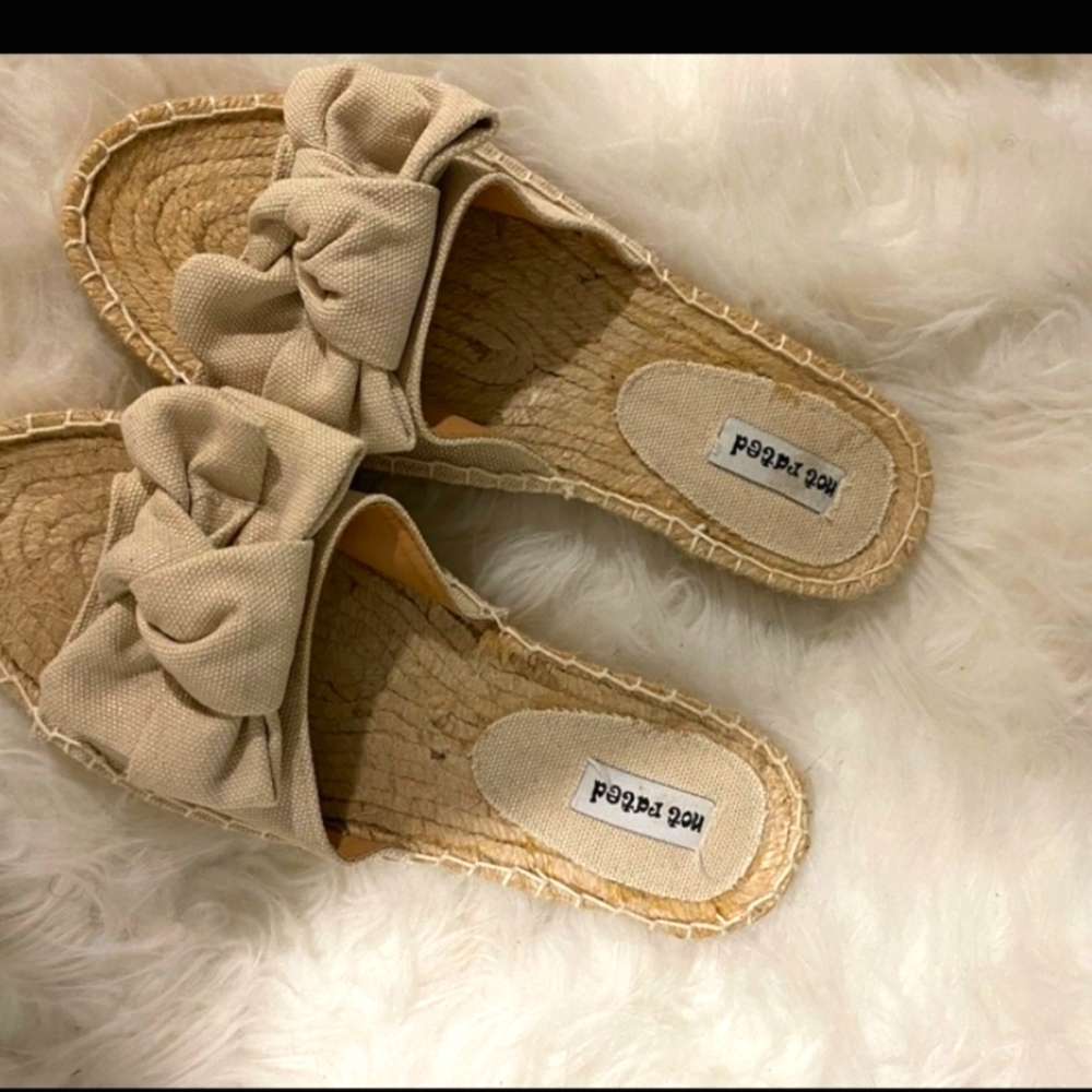 Not Rated Espadrille Flat sandals NWT